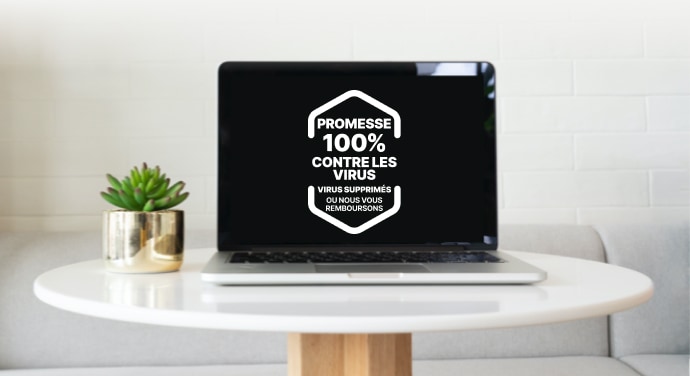 Promesse 100 % contre les virus